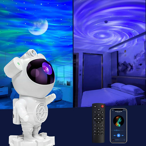 Galaxy projector, with Bluetooth speaker, for sleeping,